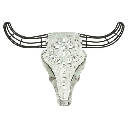 - Aspire Home Accents Metal Bull Animal Head Wall Decor