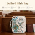 thumbnail image 4 of FOR U DESIGNS Boho Mandala Hummingbird Pattern Bible Cover for Women Men Multifunctional Church Bag Bible Protective Bag Handbag Christian Bible Accessories Christian Gifts, 4 of 7