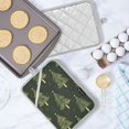 thumbnail image 5 of Yayeee Pot Holders Kitchen Heat Resistant with Pocket 7"x9.8" Cotton Oven Cooking Hot Pads, Hand Drawn Christmas Trees, 5 of 7