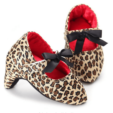 

Seyurigaoka Newborn Baby Girls Bowknot Crib With High Heels Moccasins for Photo