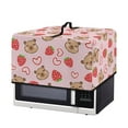 thumbnail image 7 of TSOVTHRID Capybara Strawberry Heart Pink Print Convection Oven Cover, Microwave Dust Cover Dust Proof Smart Microwave Oven Protector for Countertop Decorations, 20.9"W x 15.7"D x 12.4"H, L, 7 of 7