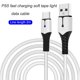thumbnail image 4 of Cateissary Cable de carga con mango de juego USB de 2 metros de largo Cable de carga duradero Flexible con borde de silicona para mango de Videojuegos y accesorios, 4 of 6
