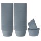 thumbnail image 1 of 100pcs 3.5oz Moldes para Magdalenas de Papel de Tamaño Estándar Envoltorios Antiadherentes Desechables para Bodas Cumpleaños Navidad Postres Gris Azulado, 1 of 6