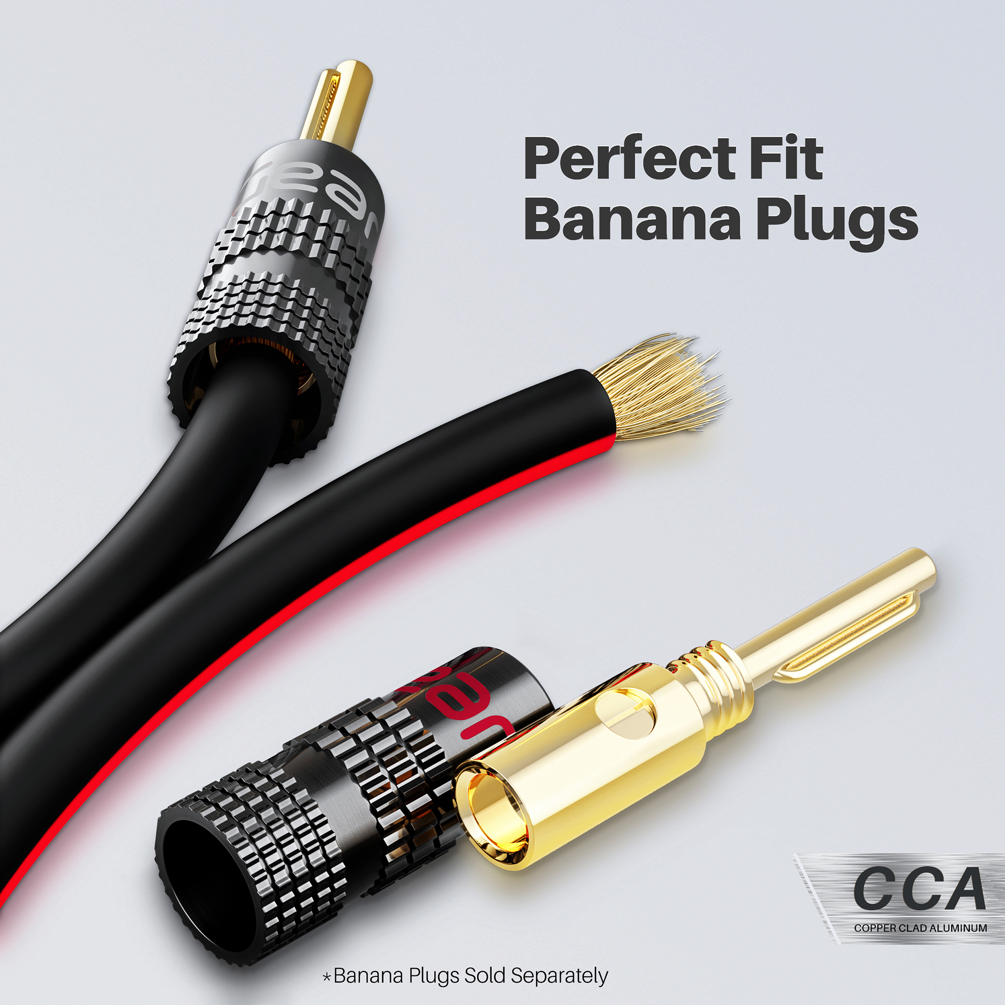GearIT Pro Series 12 Gauge Speaker Wire Copper Clad Aluminum CCA Audio Cable, Black 50 ft - image 5 of 8