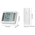thumbnail image 1 of Indoor Outdoor Wireless Digital Freezer Alarm Thermometer Fridge Home 1-2 Sensor, 1 of 9