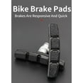 thumbnail image 6 of 5 Pairs High Grade Cycling Bicycle Bike V Brake Pads 70mm Shoes Pads Black, 6 of 19