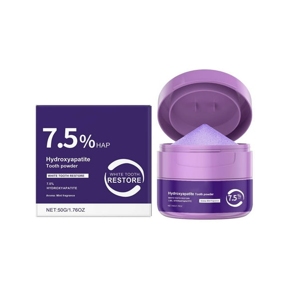 VOKE Purple Shine Tooth Powder Gums Mouth Fresh Breath Shine Teeth 50g Water Sensitive ning Toothpaste Bleeding Gums Snow Toothpaste Md20 Rechargeable Toothbrush Kids Water Pick ning Tray Cleaning