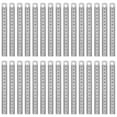 thumbnail image 7 of LOLIPPYY 30pcs 6 Inch 15 cm Pocket Ruler Metal Straight Edge Stainless Steel Ruler Precision Measuring Tool Metal Carpenter Gauge for Drafting Drawing Sewing, 7 of 7