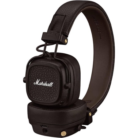 Marshall - Major V Wireless On-Ear Bluetooth Headphones with Lightweight Foldable Design and Microphone for Calls - Brown - image 3