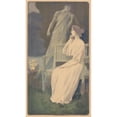 thumbnail image 2 of F-A. Gorguet 15x24 Black Ornate Framed Double Matted Museum Art Print Titled: Andante Nocturne (ca. 1897), 2 of 5