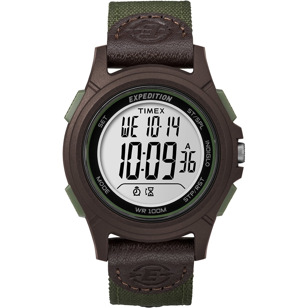 timex green dial watch