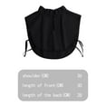 thumbnail image 7 of freneci False Collar for Ladies Soft Comfortable Fashion Removable Mock Neck Fake Collar Black, 7 of 7