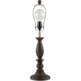 thumbnail image 3 of Livabliss Kauri Modern Accent Table Lamp, 22-inch, Dark Brown with Beige Shade, 3 of 6