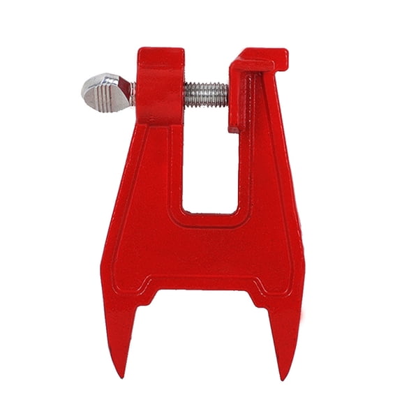 3 Packs Chainsaw Sharpening Vise Tool Stump Mount Bar Clamp for Secure Field Maintenance Heavy Duty Metal Filing Grip with Thumb Screw Fits All Chain Sizes Outdoor Cutting Accessories