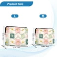 thumbnail image 4 of FORMRS 13-13.3 inch Laptop Sleeve Case Soft Carrying Quilted Computer Bag Cover, Beige Abstract, 4 of 7
