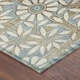 thumbnail image 3 of Addison Rugs Chantille Indoor/Outdoor Transitional Floral Khaki Machine Washable Rectangle Rug, 5' x 7'6", 3 of 8