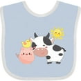 thumbnail image 3 of Inktastic Fun Farm Animals Cow, Pig, Chick Boys or Girls Baby Bib, 3 of 4