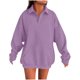 thumbnail image 2 of Neewe Womens Hoodies Oversized Sweatshirts Pullover Fleece Sweaters Long Sleeve Winter Fall Outfits Fashion Y2k Clothes, 2 of 4