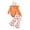 Z01-Orange, variant on Gerichy Baby Girl Halloween Outfit Infant Newborn Girls Long Sleeve Romper Pants Headband Pumpkin Clothes Set 0-18 Months