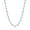 White-N, variant on Gold Coffee Beans Link Chain Necklace for Women Stacked Chunky Pig Nose Charm Silver Bracelet for Girl Stainless Steel with Lobster Clasp Jewelry