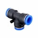 thumbnail image 1 of Conector neumático de 1 pieza PY P PU PV PM PZA PK SA HVFF Conector de manguera 4-16mm Conector de manguera de plástico Conector rápido del compresor, 1 of 7