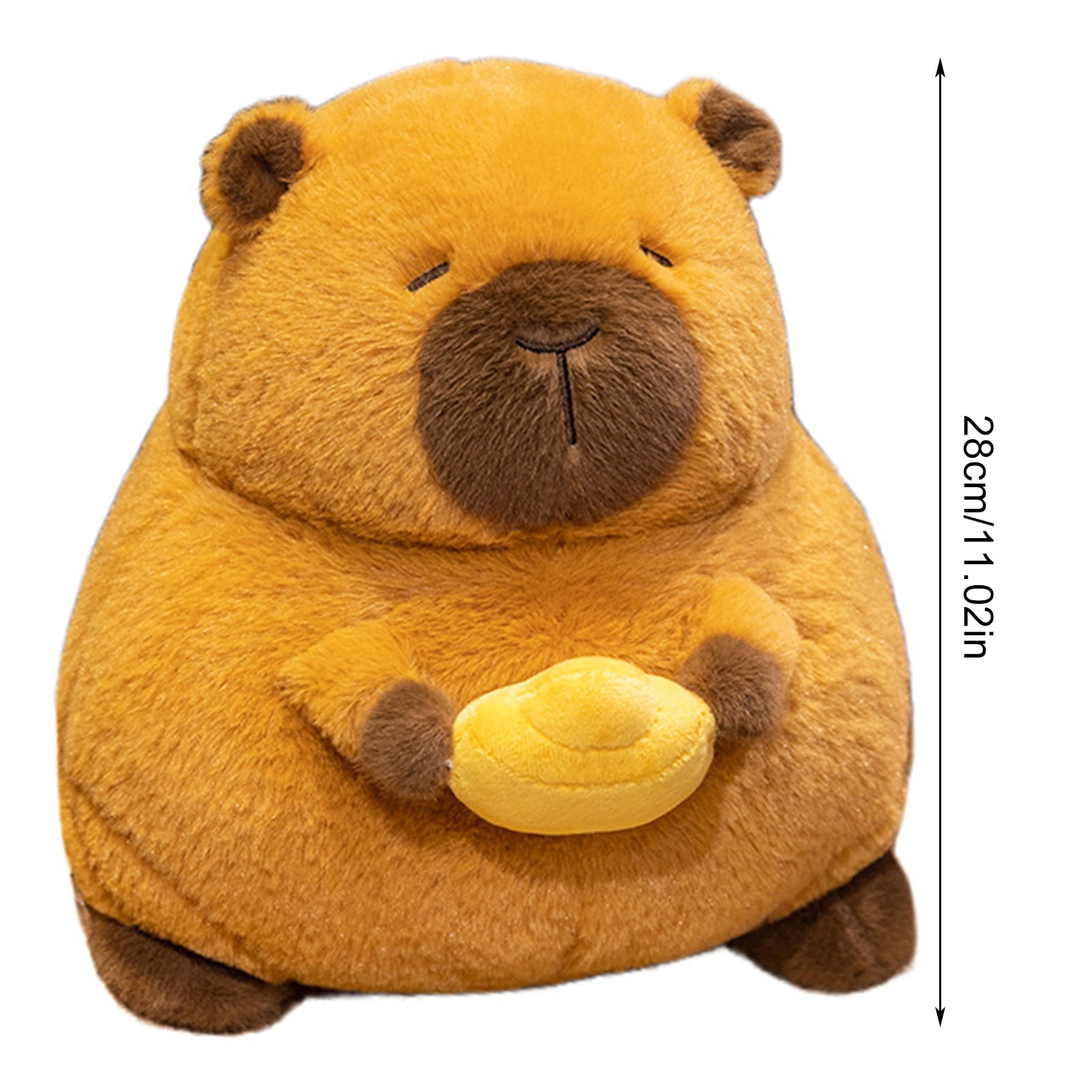 YIFAEUX Capybara Plush Doll Pillow Soft Kawaii Stuffed Animal Toy for Kids Adults Capybara Hugging Capybara Cuddly Rodents Doll Gift for Birthdays Valentines