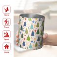 thumbnail image 5 of 12oz Coffee Tumblers Multicolor Christmas Tree and Ornament Pattern Stainless Steel Vacuum Insulated Travel Tumbler Coffee Cups Mug with Lid and Straw with Cleaning Brush for Cold & Hot Drinks, 5 of 5