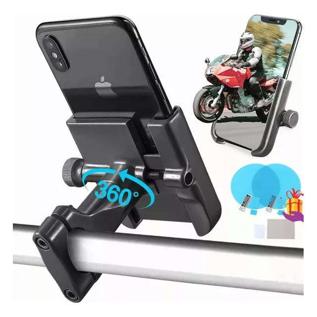 Base Celular Soporte Para Moto Bici Con Moto Película Espejo