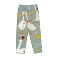 thumbnail image 4 of Xecao Cute Farm Birds Women's Straight Lounge Pajama Pants: The Epitome of Relaxed Sleepwear, 4 of 9