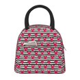 thumbnail image 1 of Easygdp Hearts And Lines Bolsa de Almuerzo Insulada Grande, Forro de Aluminio, Diseño Espacioso, a Prueba de Fugas, Ideal para Trabajo, Picnics, Viajes y Actividades al Aire Libre, 1 of 6