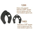 thumbnail image 3 of Gland Nut Wrench, Large Small Spanner Tool Universal Fit 1266 7463  for  Hydraulic Cylinder, 3 of 8