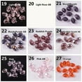 thumbnail image 5 of U8MO 8x6mm 10x8mm 13x10mm Rugby Oval Faceted Crystal Glass Loose Beads Wholesale lot-22# Bluish Purple AB-13x10mm (10pcs), 5 of 9