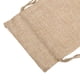 thumbnail image 4 of Bolsa de regalo de lino con estampado Retro, copos de nieve blancos, bolsas de arpillera con cordón únicas para decoración de fiesta de cumpleaños, 9 Uds., 4 of 8