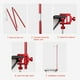 thumbnail image 3 of Sonducket Kit de soporte ajustable de linterna plegable de aleación de aluminio para poste de lámpara de camping carpas Negro Doble cabeza, 3 of 6