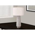 thumbnail image 1 of Monarch Specialties Lighting, 29"h, Table Lamp, Grey Resin, Ivory / Cream Shade, Modern, 1 of 6