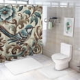 thumbnail image 7 of JEUXUS Boho Reversible Woven Hippie Home Bathtubs Bathroom Curtain Decoration White, 7 of 7