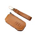 thumbnail image 2 of Kenally Funda para llave de coche, reemplazo elegante, portátil, hecha a mano, cubierta para vehículo automotriz, accesorios protectores con Automoción decorativa y accesorios Marrón 3 Clave, 2 of 6