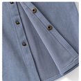 thumbnail image 6 of LYMAYTER Toddler Baby Boys Long Sleeve Button Down Shacket Casual Solid Color Spring Fall Button Up Tops 2-7Y, 6 of 7