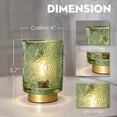 thumbnail image 4 of Lámpara Pequeña Que Funciona con Pilas: Lámpara Portátil Inalámbrica para Decoración del Hogar, Lámpara de Mesa de Vidrio con Decoración Estética en Verde Jade, 4 of 8