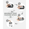 thumbnail image 5 of (2 pack) Gonex 6 Set Compression Packing Cubes Mesh Luggage Organizers for Travel Accessories Suitcase Storage Bags Set, 5 of 10
