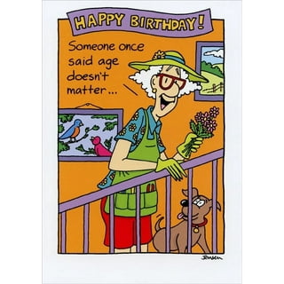 1 Jumbo Funny Birthday Card with Envelope (8.5 x 11 Inch) - Strippergram  J5552BDG
