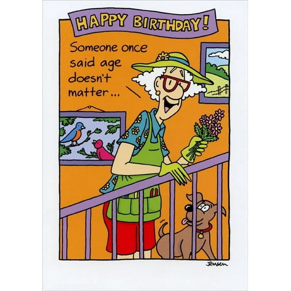 Oatmeal Studios Someone Once Said Funny / Humorous Birthday Card