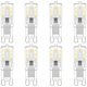 thumbnail image 1 of Lámpara LED BETT G9, G9 LED 220 V Blanco natural 3000 K Equivalente a halógeno de 3 W Luz halógena de 30 W, paquete de 8 oso de fresa Electrónica, 1 of 1