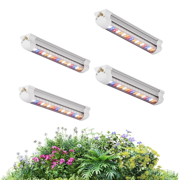 BESTVA , Natural-Like 5000K Full Spectrum Plant Lights for Indoor Growing, 24W(4 X 6W) 4-Pack