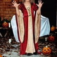 thumbnail image 5 of EnJoCho Girls Holiday Dress - Cute Halloween Pumpkin Ghos𝗍 Long Sleeve Costum𝖾 Outfit for Toddler Little Girls Kids, Party Dress for School Events and Fall Celebrations, 5 of 7