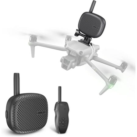 Drone Loudspeaker,Universal Portable Drone Megaphone, Long-Distance Interference-Free Real Time Drone speaker for DJI Mavic 3/Pro/ Air 3 Holy Stone Drone/RC Quadcopters & Multirotors Accessories