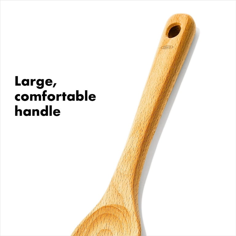 OXO Good Grips Wooden Corner Spoon — Las Cosas Kitchen Shoppe