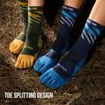thumbnail image 6 of AONIJIE E4846 Sports Long Five-finger Socks Warm and Breathable Terry Socks Suitable for Mountaineering and Cross-country Hiking, 6 of 20