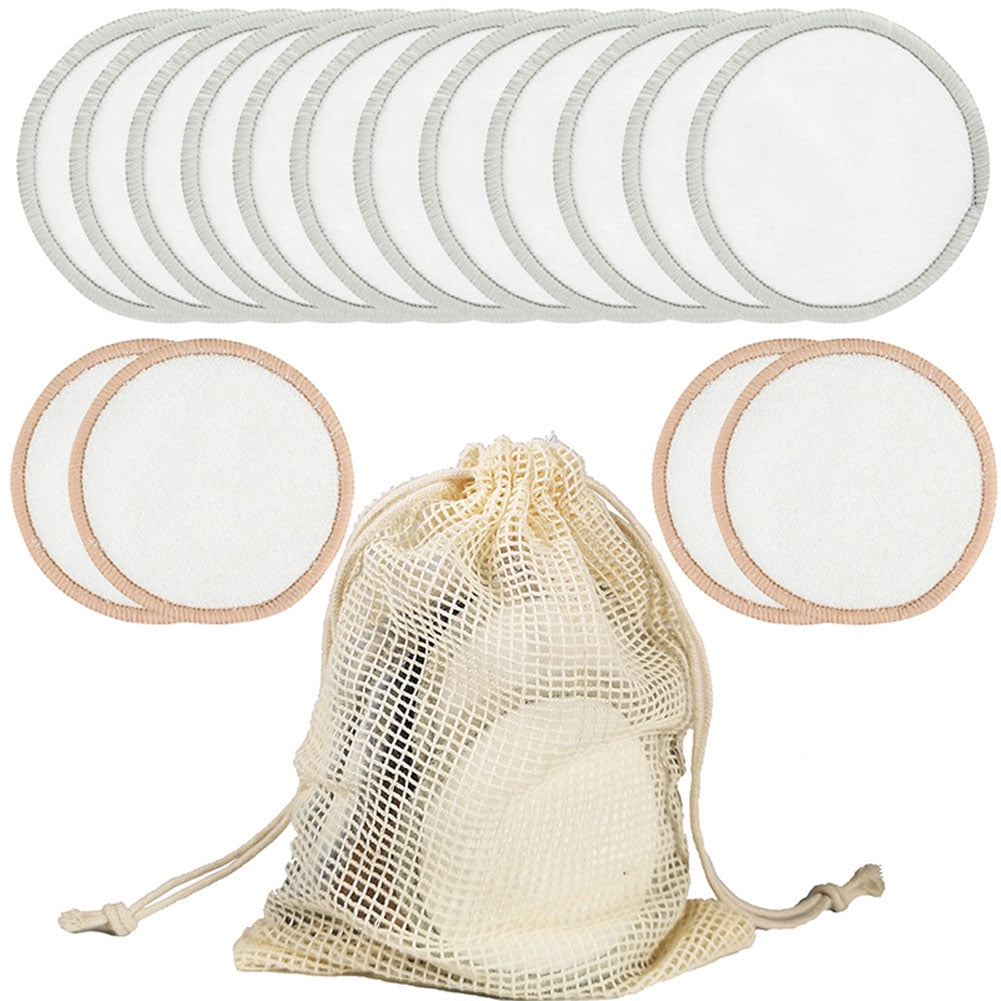 alextreme Reusable Makeup Remover Pads with Storage Bag Cotton Rounds Pads Facial Cleansing Cloths Face Wipe New