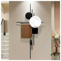 Metal Wall Art, Modern Large Wall Sculptures,Metal Wall Decor Sofa Background Wall Decoration For Living Room Dining Room Kitchen Entryway Home Decor